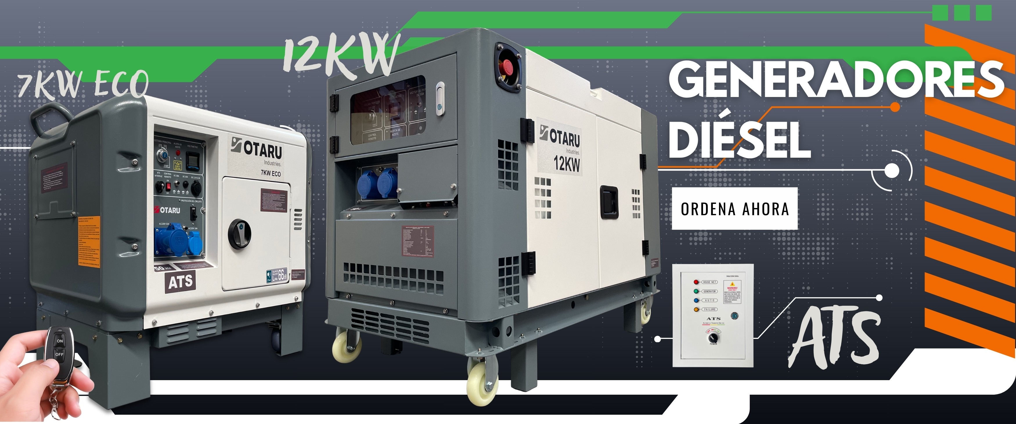 GENERADORES DIÉSEL OTARU